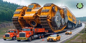 Extreme Dangerous Transport Skill Operations Oversize Truck 